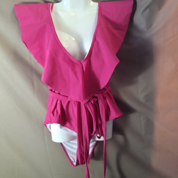 Eloquii Other - ELOQUII Hot Pink Whole Piece Bathing Suit Size 20